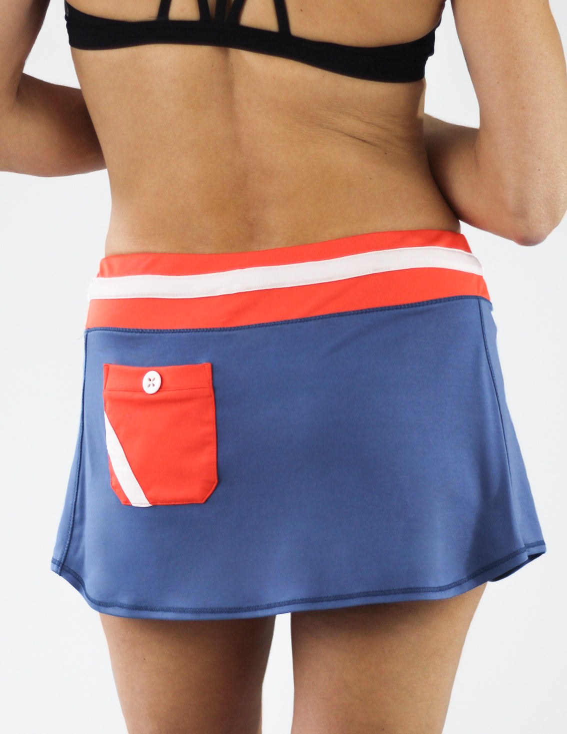 Margaret Drawstring Skort Angle New York